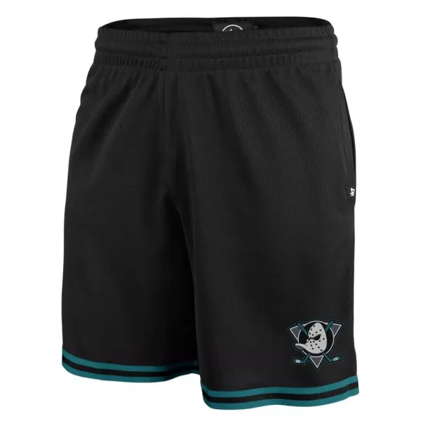 SHORT ANAHEIM MIGHTY DUCKS NHL "BACK COURT" - 47 BRAND NEGRO