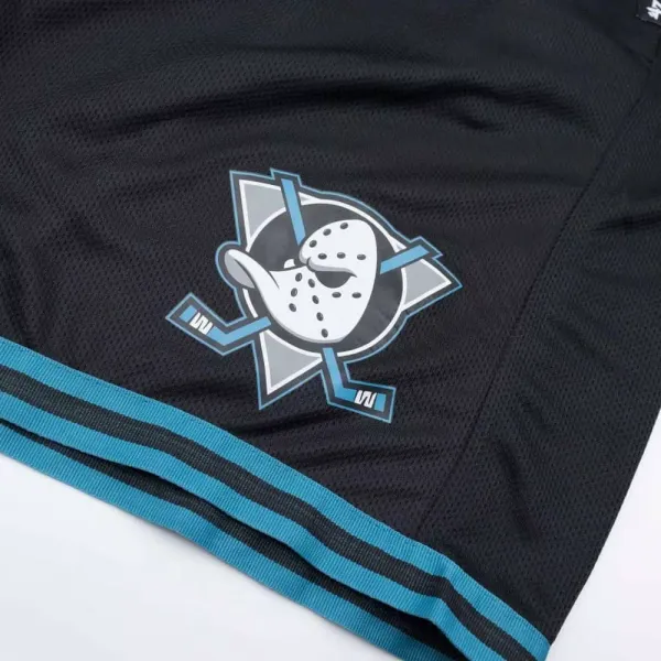 SHORT ANAHEIM MIGHTY DUCKS NHL "BACK COURT" - 47 BRAND NEGRO