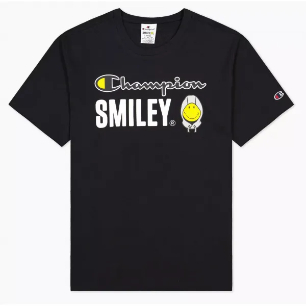 CAMISETA CHAMPION X SMILE - NEGRA