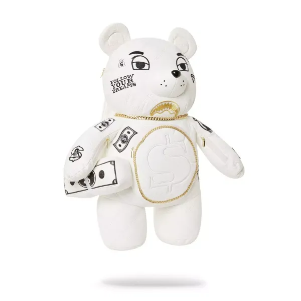 MOCHILA SPRAYGROUND RIVIERA GOLD BEAR