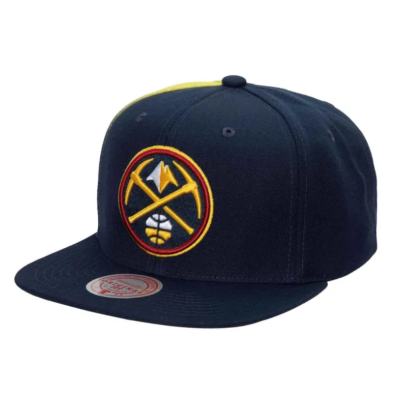 Gorra plana NBA Tapestry Denver Nuggets de Mitchell and Ness
