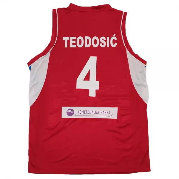 EQUIPACION SERBIA MILOS TEODOSIC , FIBA 2014 EN ROJO