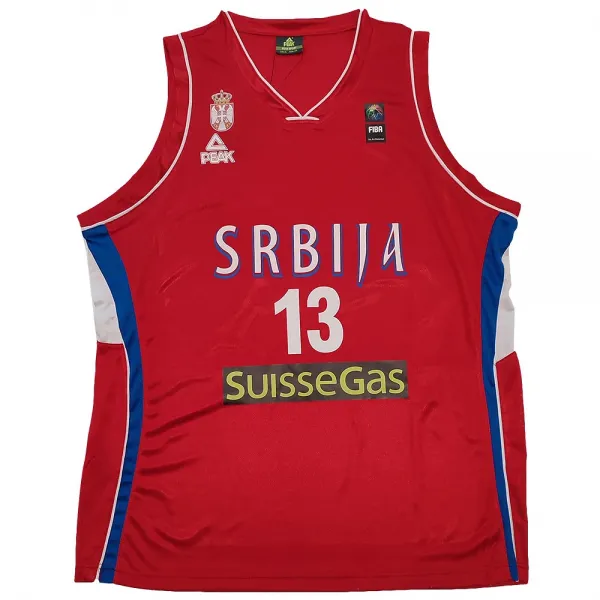 CAMISETA MIROSLAV RADULJICA CON SERBIA , FIBA 2014 EN ROJO