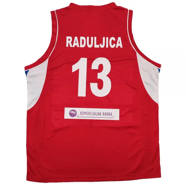 CAMISETA MIROSLAV RADULJICA CON SERBIA , FIBA 2014 EN ROJO