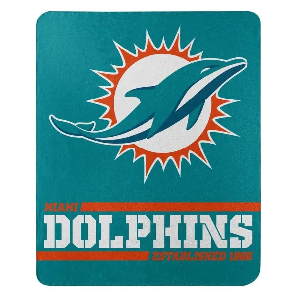 MANTA MIAMI DOLPHINS - FLEECE THROW NFL MANTA MIAMI DOLPHINS - FLEECE THROW NFL