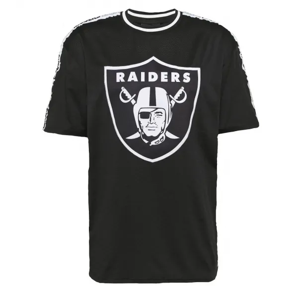 CAMISETA LAS VEGAS RAIDERS - NFL MESH TAPING OVERSIZED LOGO NEW ERA
