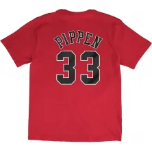 CAMISETA SCOTTIE PIPPEN CHICAGO BULLS - NBA N&N TEE- ROJA