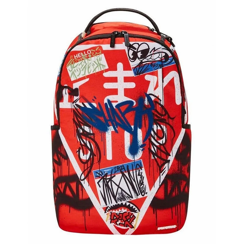 MOCHILA SPRAYGROUND TRASH JAPANESE STOP SIGN