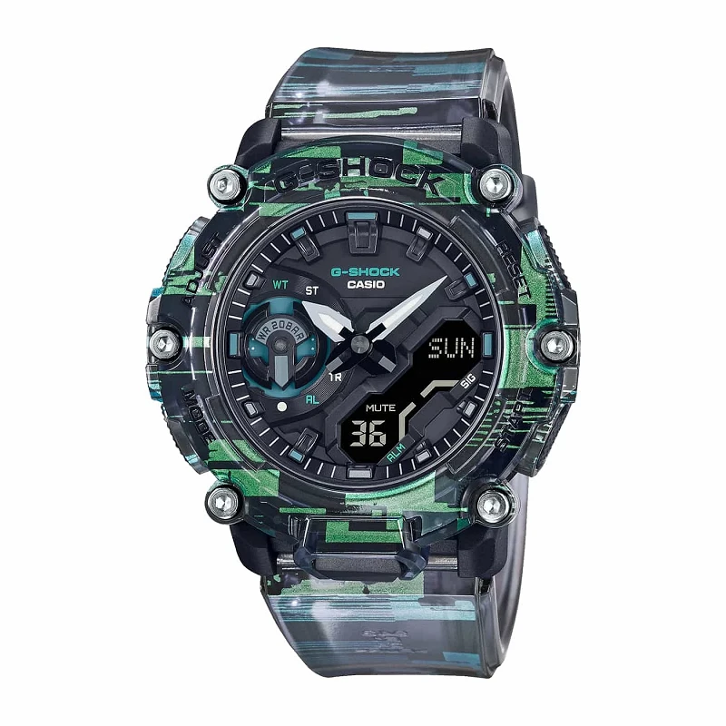 CASIO G-SHOCK GA-2200NN-1AER DIGITAL GLITCH