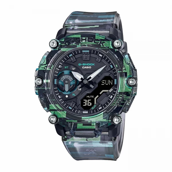 CASIO G-SHOCK GA-2200NN-1AER DIGITAL GLITCH
