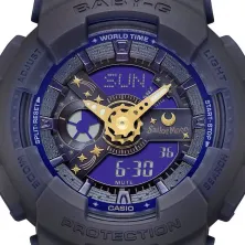Reloj casio baby g ba 110xsm 2aer sailor moon detalle frente