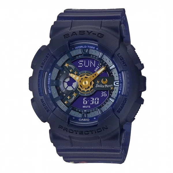 Reloj casio baby g ba 110xsm 2aer sailor moon frontal