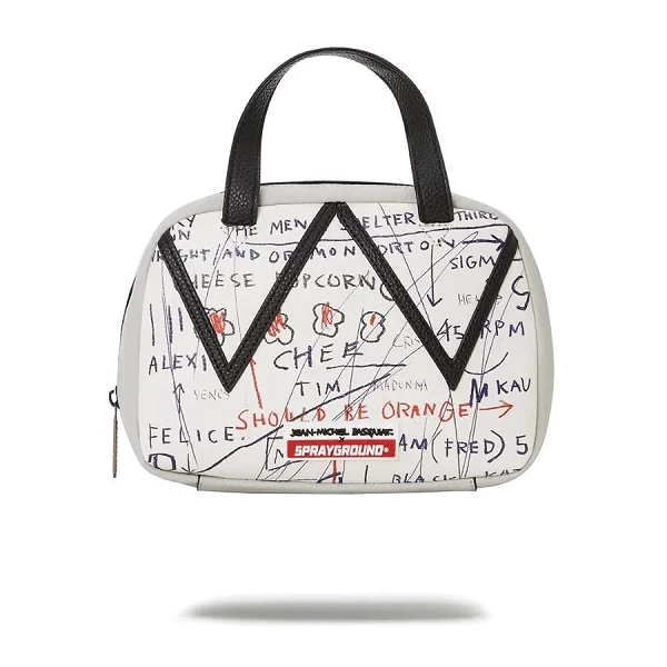 BOLSO DE MANO SPRAYGROUND BASQUIAT "PALOMITAS DE QUESO"