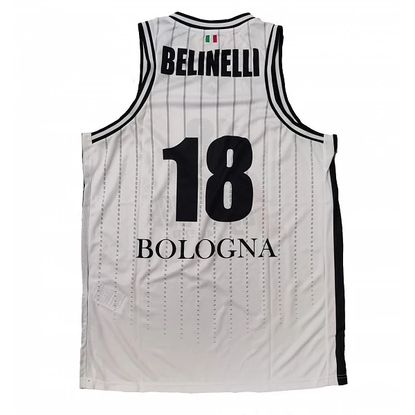 Camiseta baloncesto Marco Belinelli Virtus Bolonia 2020-21 Euroleague vista trasera