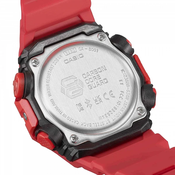 CASIO G-SHOCK GA-B001-4A ROJO