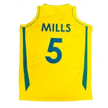 CAMISETA SELECCION AUSTRALIANA - PEAK AMARILLA FIBA