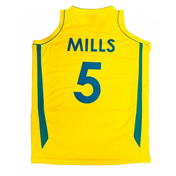 CAMISETA SELECCION AUSTRALIANA - PEAK AMARILLA FIBA