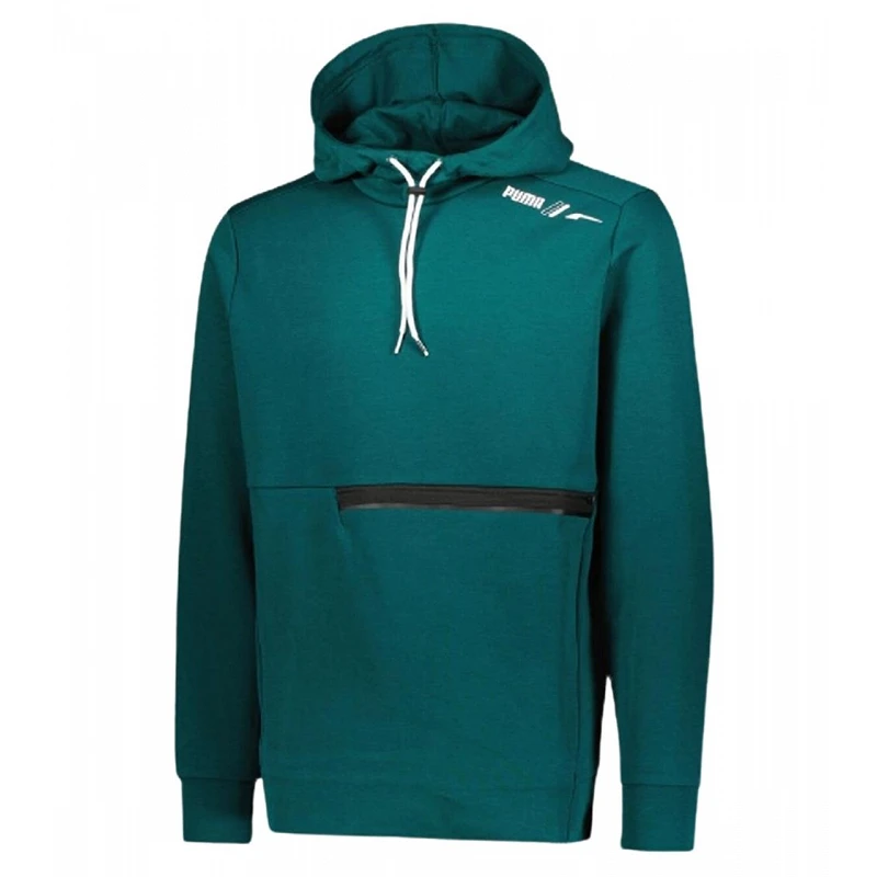 sudadera con capucha puma rad-cal hoodie dk varsity green
