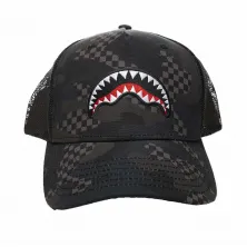 Gorra Sprayground - Grey Checkered Trucker