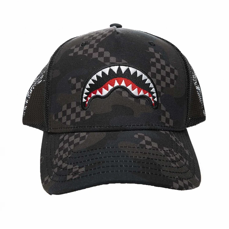 Gorra Sprayground - Grey Checkered Trucker