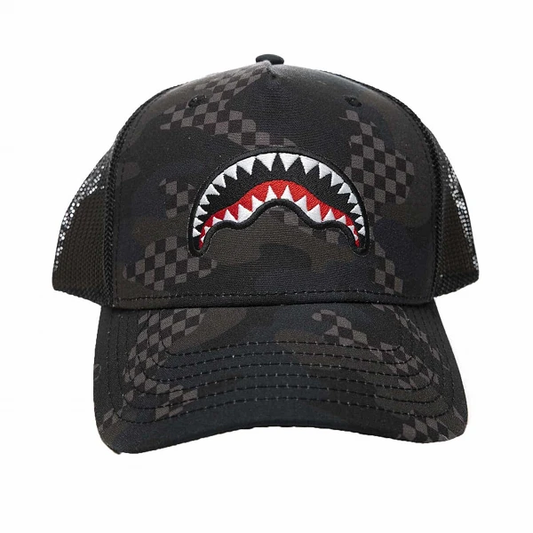 Gorra Sprayground - Grey Checkered Trucker