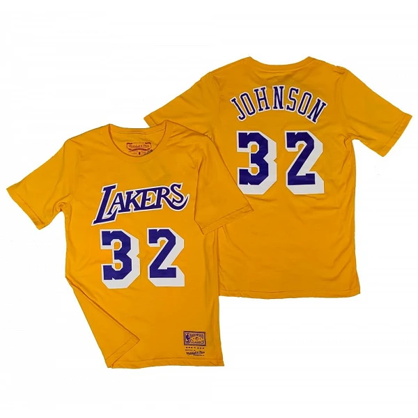 Camiseta manga corta Magic Johnson Lakers junior