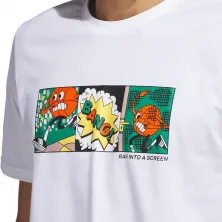 Camiseta Lil Stripe basket Graphic Adidas