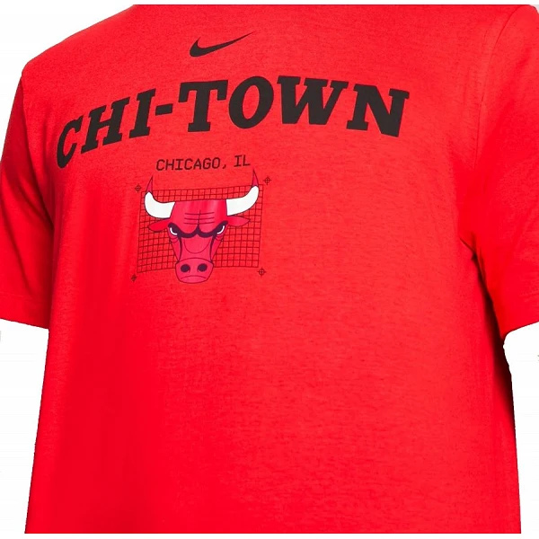 camiseta manga corta chicago bulls Nike