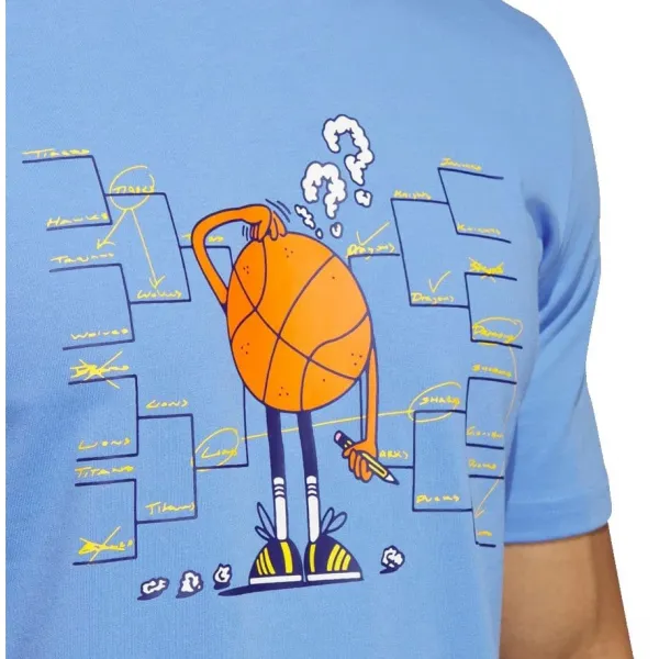 Camiseta Adidas "Lil Stripe Basketball Graphic" en azul
