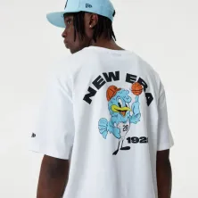 Camiseta New Era Character Graphic manga corta Oversized en Blanco *