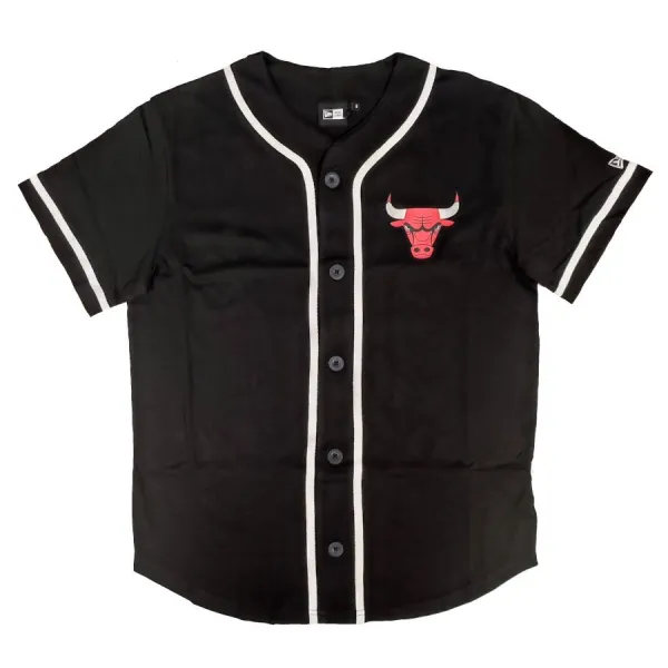Beisbolera Chicago Bulls NBA New Era negra