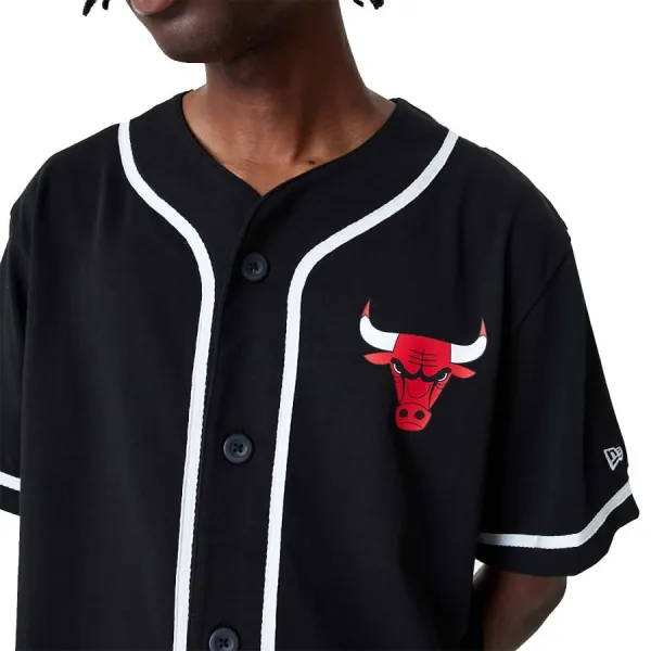 Beisbolera Chicago Bulls NBA New Era negra