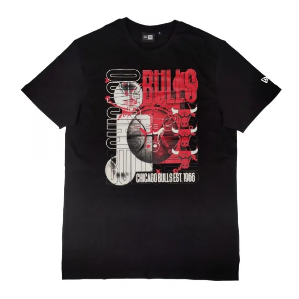 Camiseta Chicago Bulls NBA Basketball Graphic negra New Era