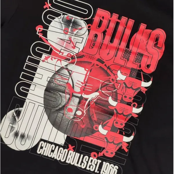 Camiseta Chicago Bulls NBA Basketball Graphic negra New Era