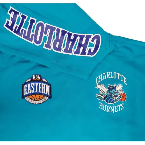 Sudadera con capucha Charlotte Hornets City Collection Mitchell and Ness