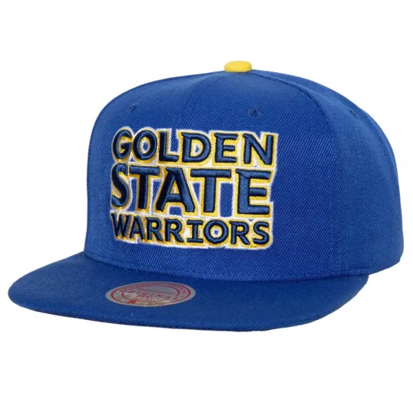 Gorra plana Golden State Warriors NBA 13 Draft Mitchell and Ness