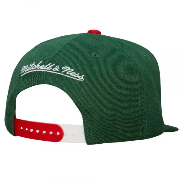 Gorra plana Milwaukee Bucks NBA 13 Draft Mitchell and Ness