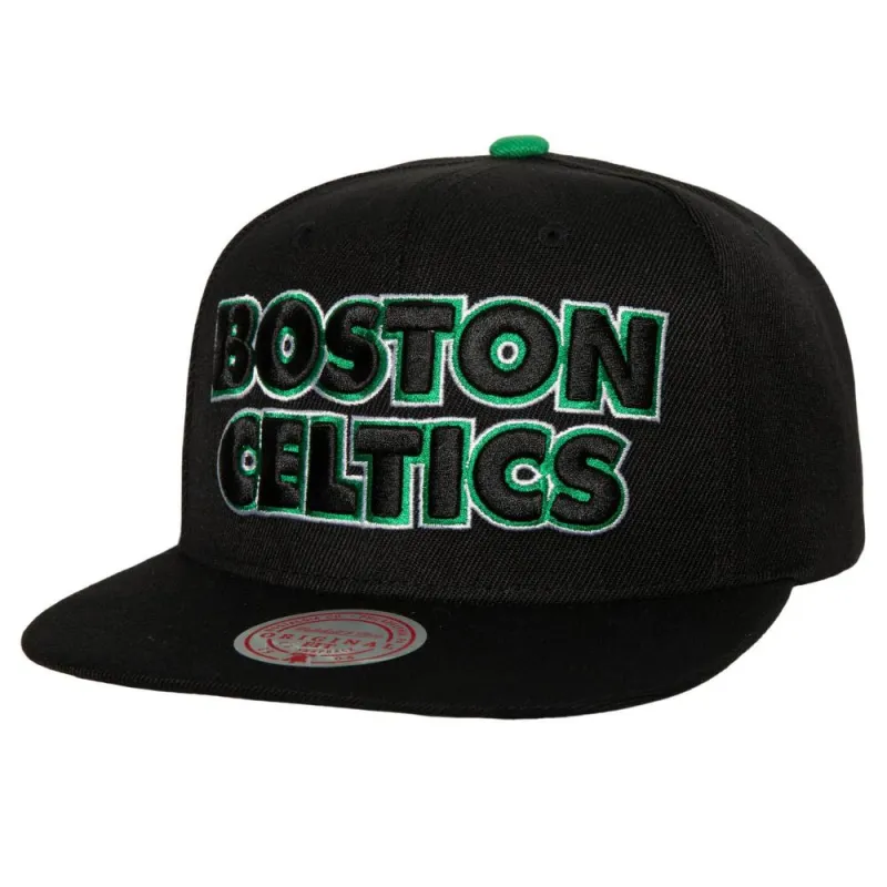 Gorra plana Boston Celtics NBA 13 Draft Mitchell and Ness