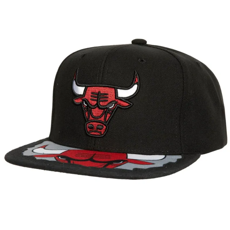Gorra plana Chicago Bulls NBA Munch Time de Mitchell and Ness