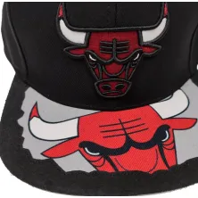 Gorra plana Chicago Bulls NBA Munch Time de Mitchell and Ness