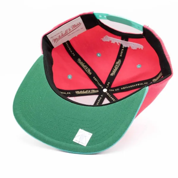Gorra plana San Antonio Spurs transcript VNTG Mitchell and Ness