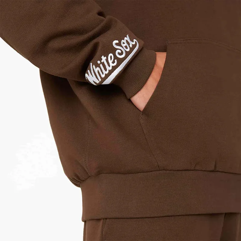 Sudadera Chicago White Sox MLB World Series Patch marrón