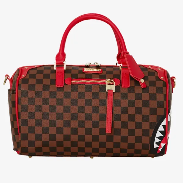 Bolsa Sprayground Mini-Duffle "Red Sharks in Paris"