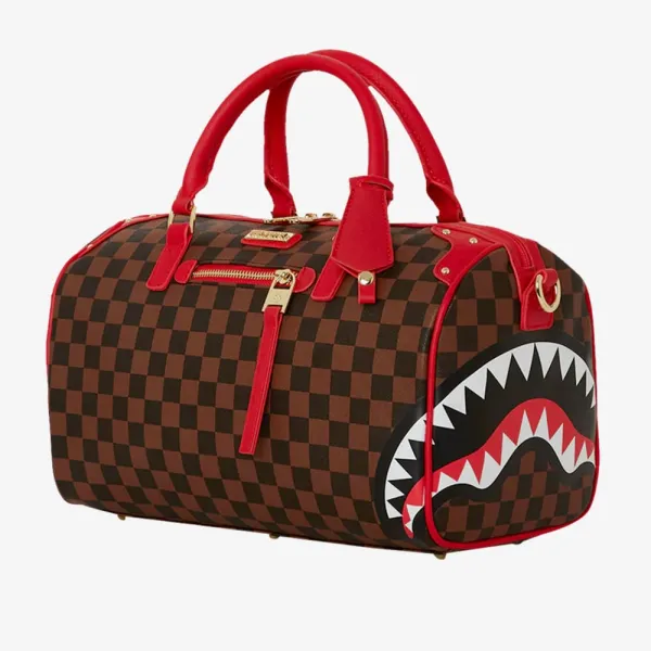 Bolsa Sprayground Mini-Duffle "Red Sharks in Paris"
