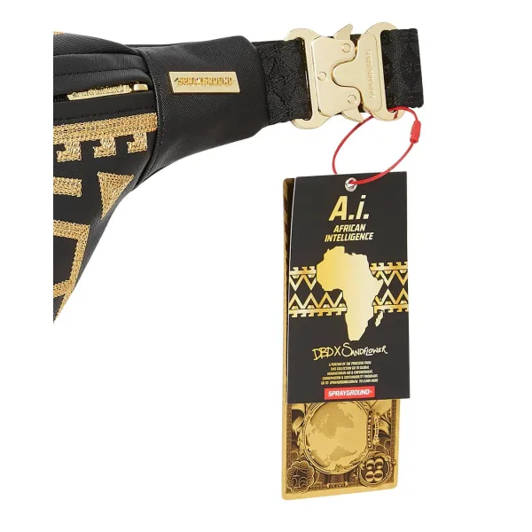 Bandolera Sprayground AI Gold Savvy