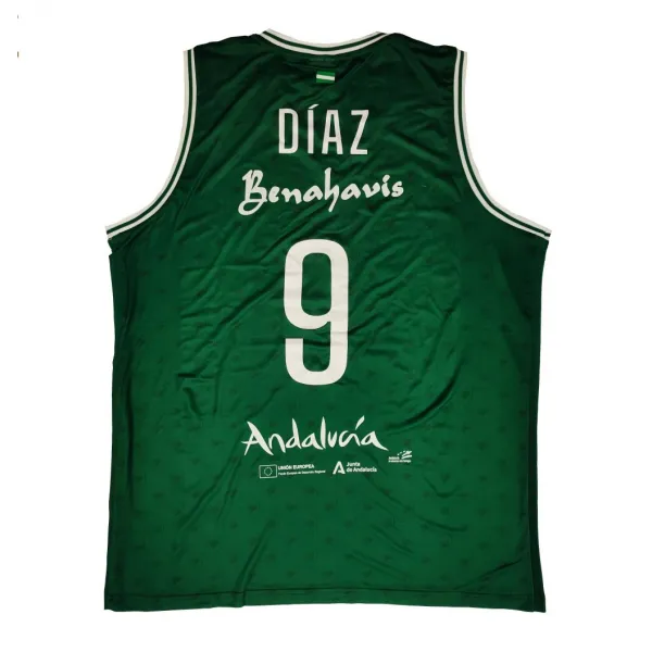Camiseta Alberto Diaz Unicaja Malaga Baloncesto Primera Equipacion Junior 2023-24 Joma *
