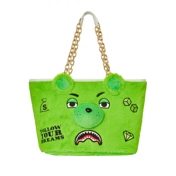 Bolso Sprayground Money Bear Tote Green