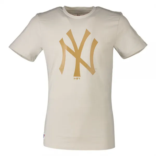 Camiseta New York Yankees MLB "Logo tee" Beige