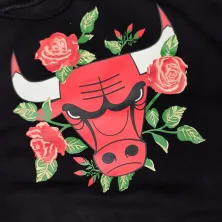 Sudadera Chicago Bulls NBA Floral Graphic detalle bordado