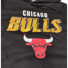 Sudadera Chicago Bulls NBA Team Script Oversized